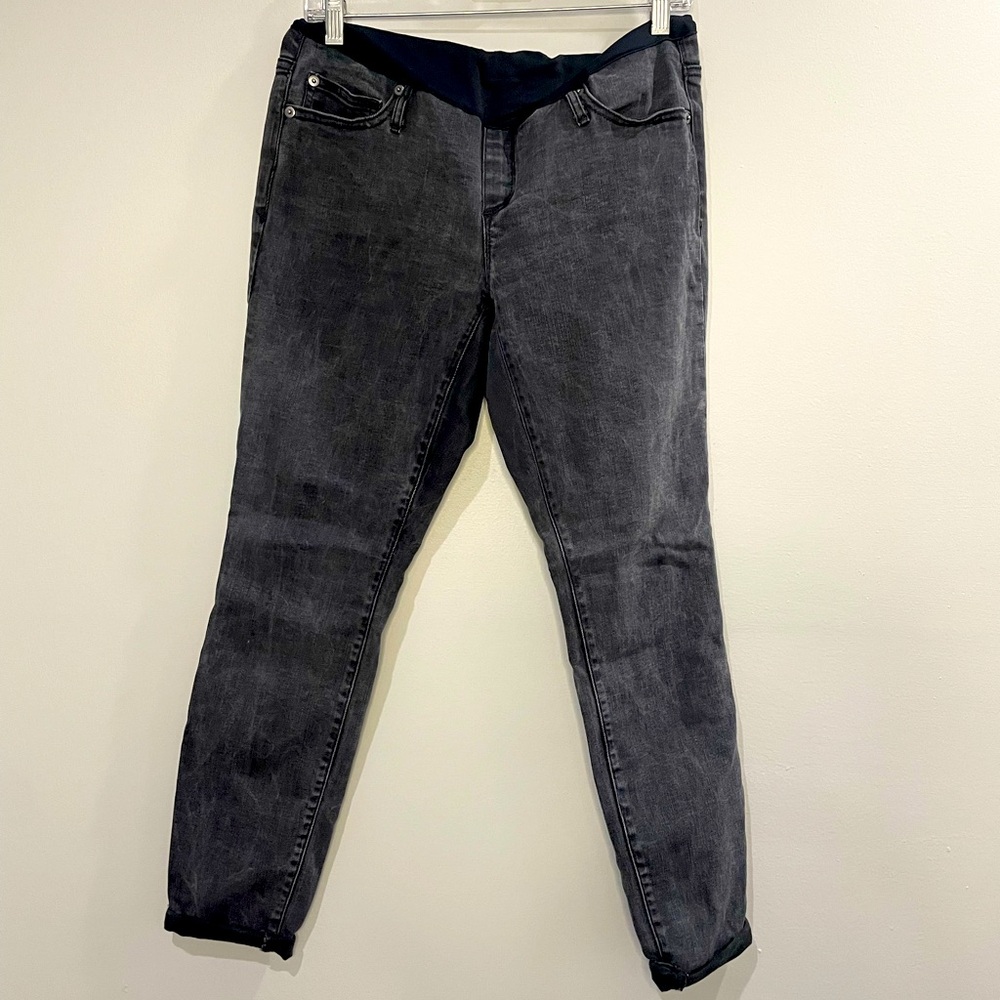 Gap True Skinny Gray Maternity denim Sz 29s